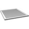 Ekena Millwork Vertical Surface Mount PVC Gable Vent: Functional, w/ 2"W x 1-1/2"P Brickmould Frame, 30"W x 34"H GVPVE30X3402SF - alternate 3